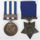 Egypt & Sudan Campaign Medal Pair to an Able Seaman on H.M.S. Superb