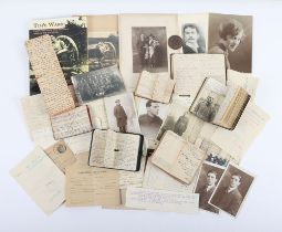 Historically Important Great War Diary Grouping of Timothy Goddard Elliott from 1914-1918, Covering