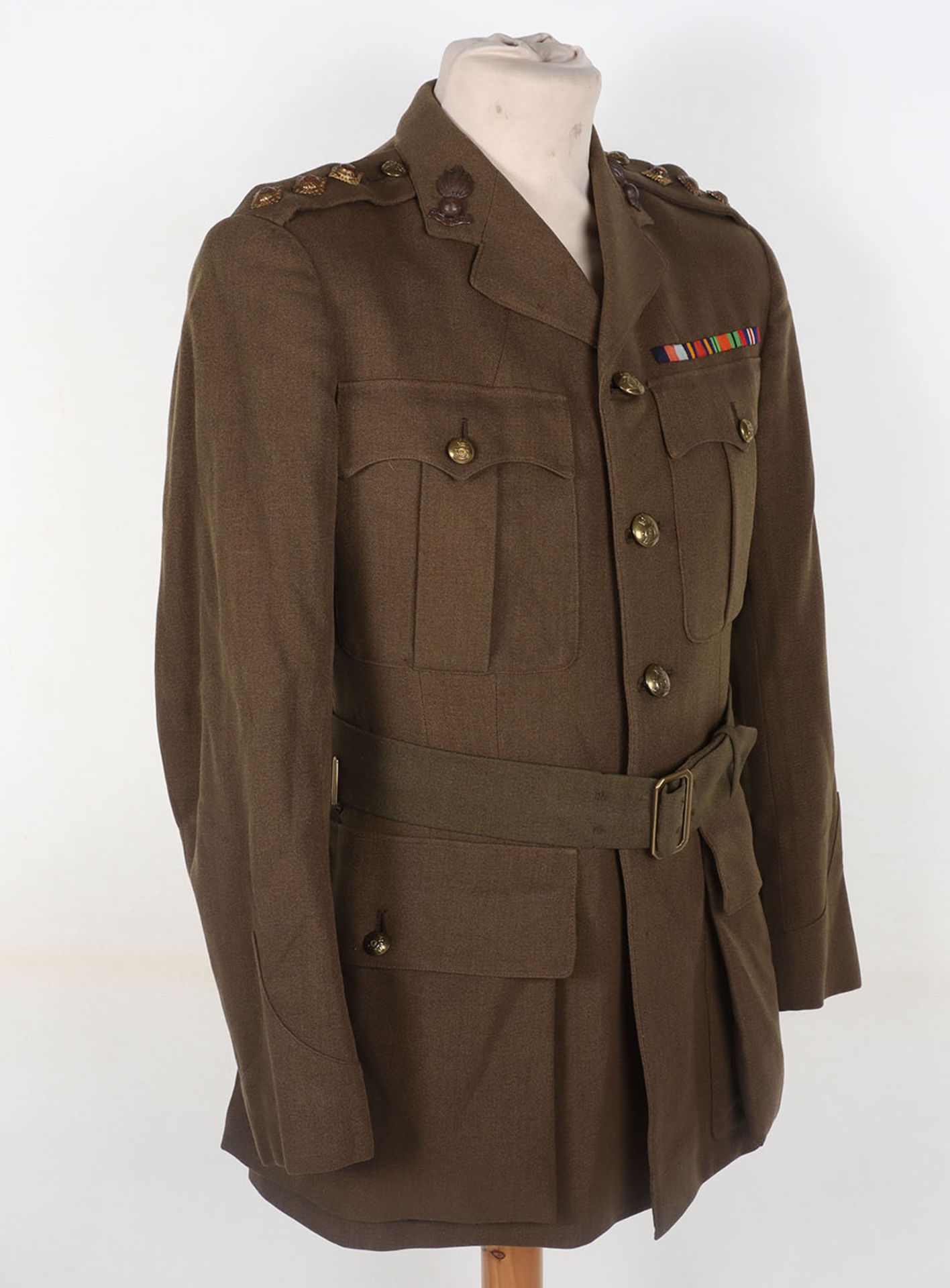 WW2 Officers Service Dress Uniform of Captain K Berry Royal Artillery - Image 5 of 13