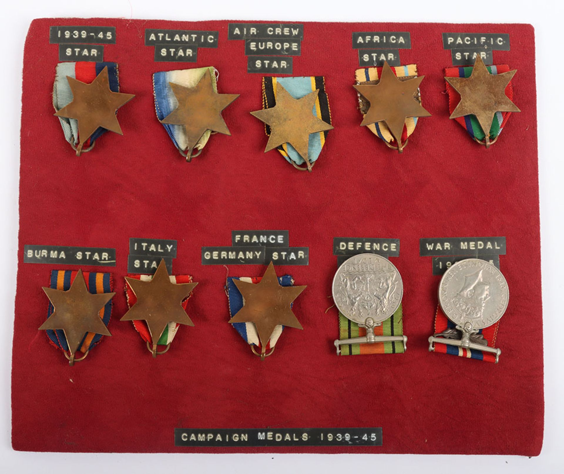 Display of WW2 British Campaign Medals - Image 7 of 8