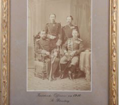 Imperial Russian Tsarist Officers Cabinet Photograph