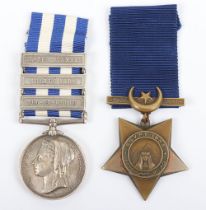 Egypt & Sudan Campaign Medal Pair to the 1st Battalion Gordon Highlanders