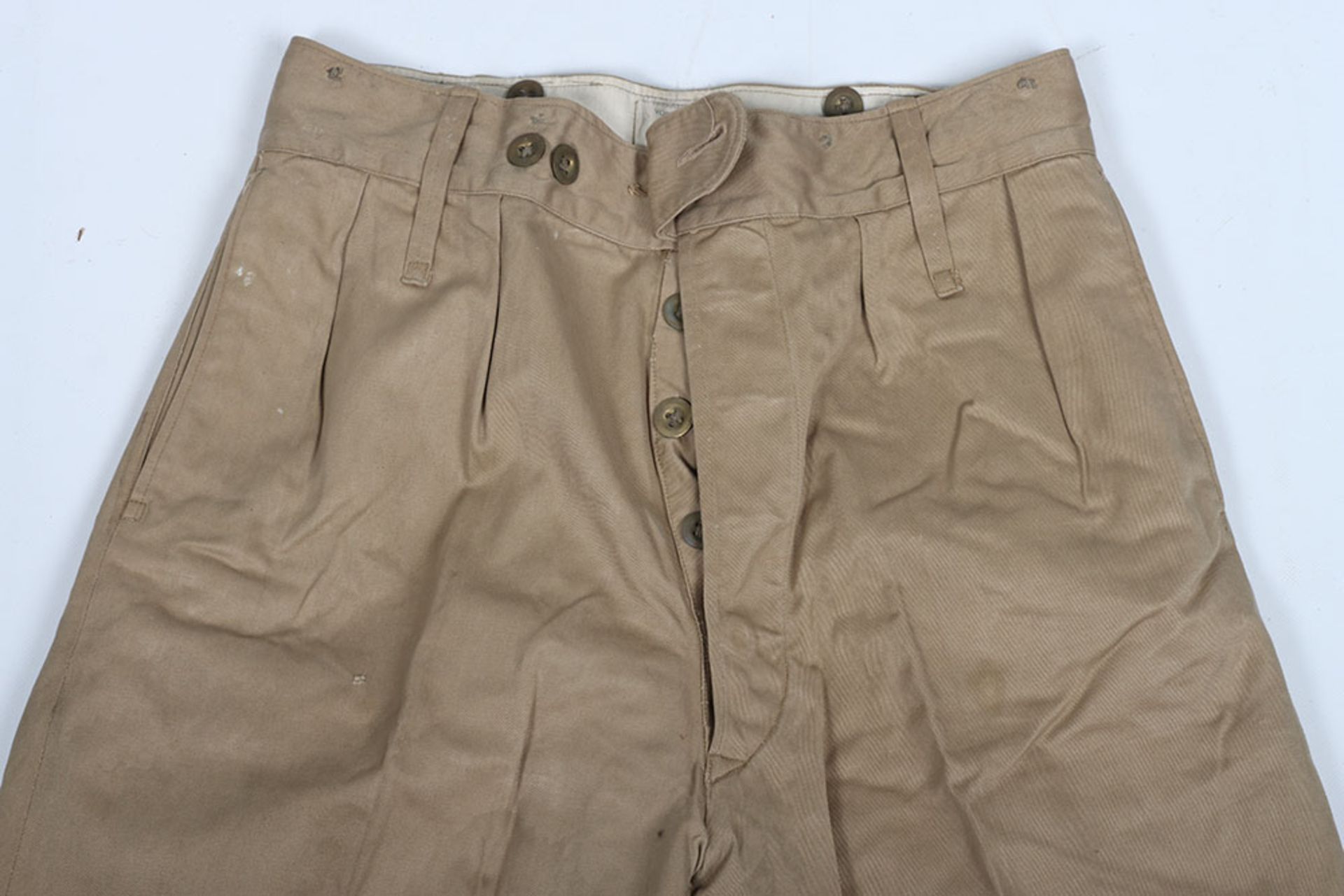 British Post War Royal Marines KD Tunic and Trousers Worn by Swimmer Canoeist T D Hughes During his - Image 12 of 15