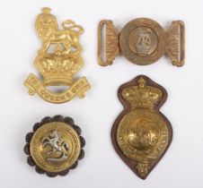 Queens Own West Kent Yeomanry Cavalry Martingale Badge
