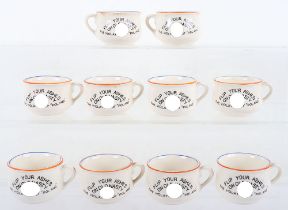 10x Fieldings WW2 Novelty Miniature Chamber Pots