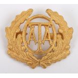 WW2 Air Transport Auxiliary (A.T.A) Officers Cap Badge