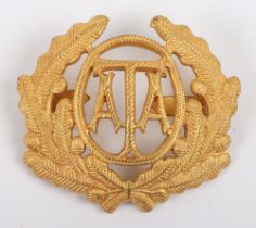 WW2 Air Transport Auxiliary (A.T.A) Officers Cap Badge