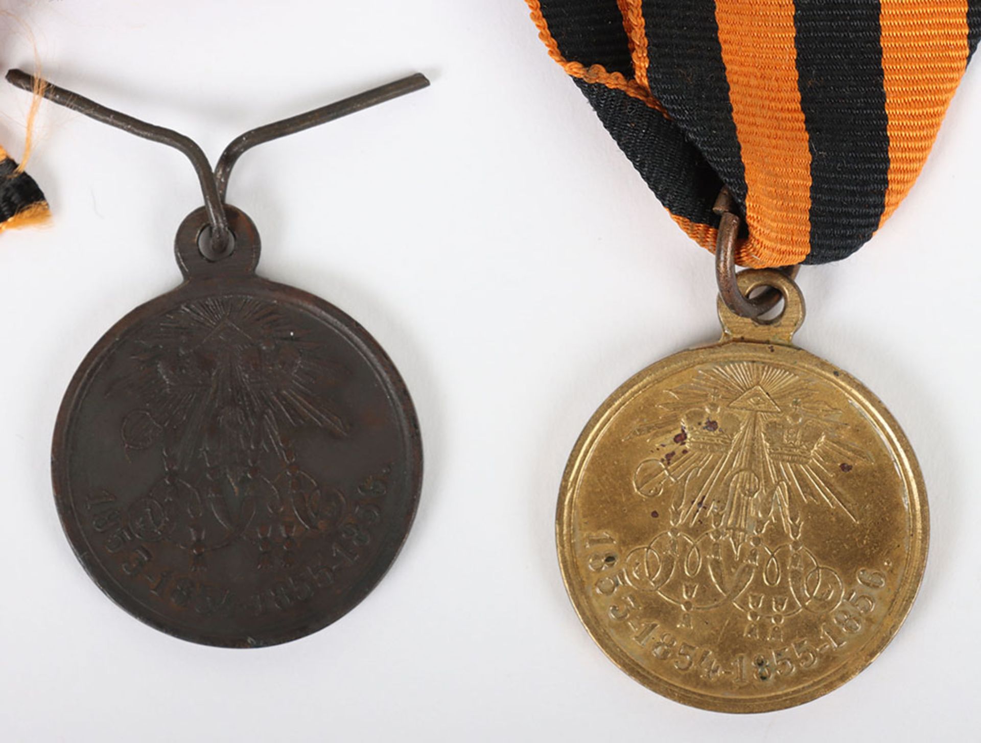 A Pair of Imperial Russian Medals for the Crimea War - Bild 2 aus 6