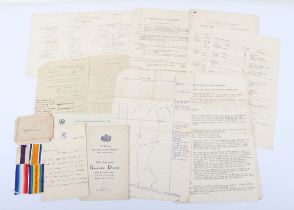 Grouping of Ephemera Relating to Lieutenant Colonel N H Waller Gloucestershire Regiment