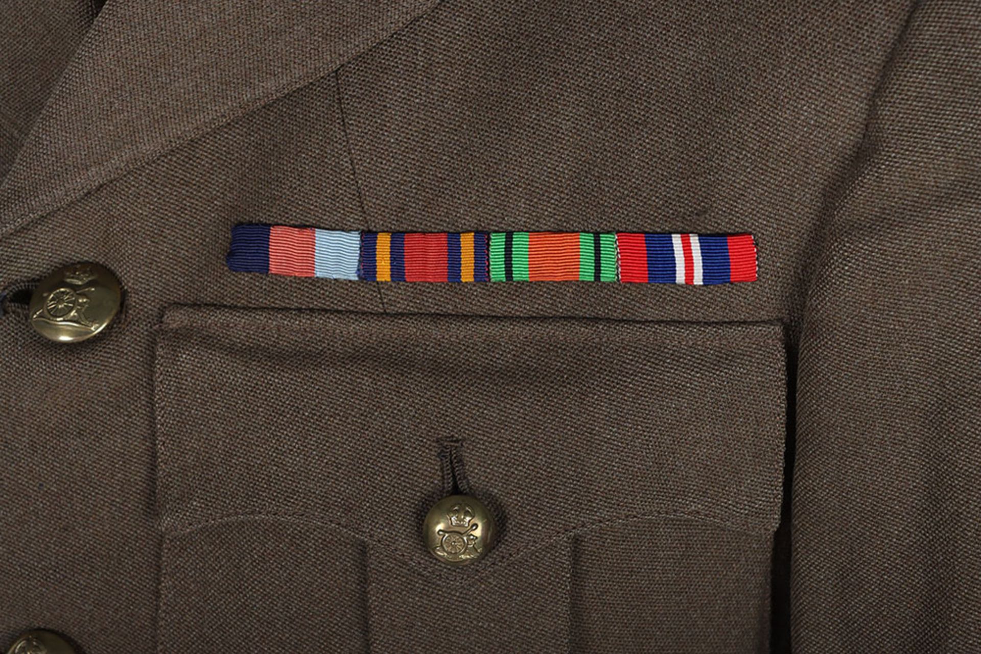 WW2 Officers Service Dress Uniform of Captain K Berry Royal Artillery - Image 7 of 13