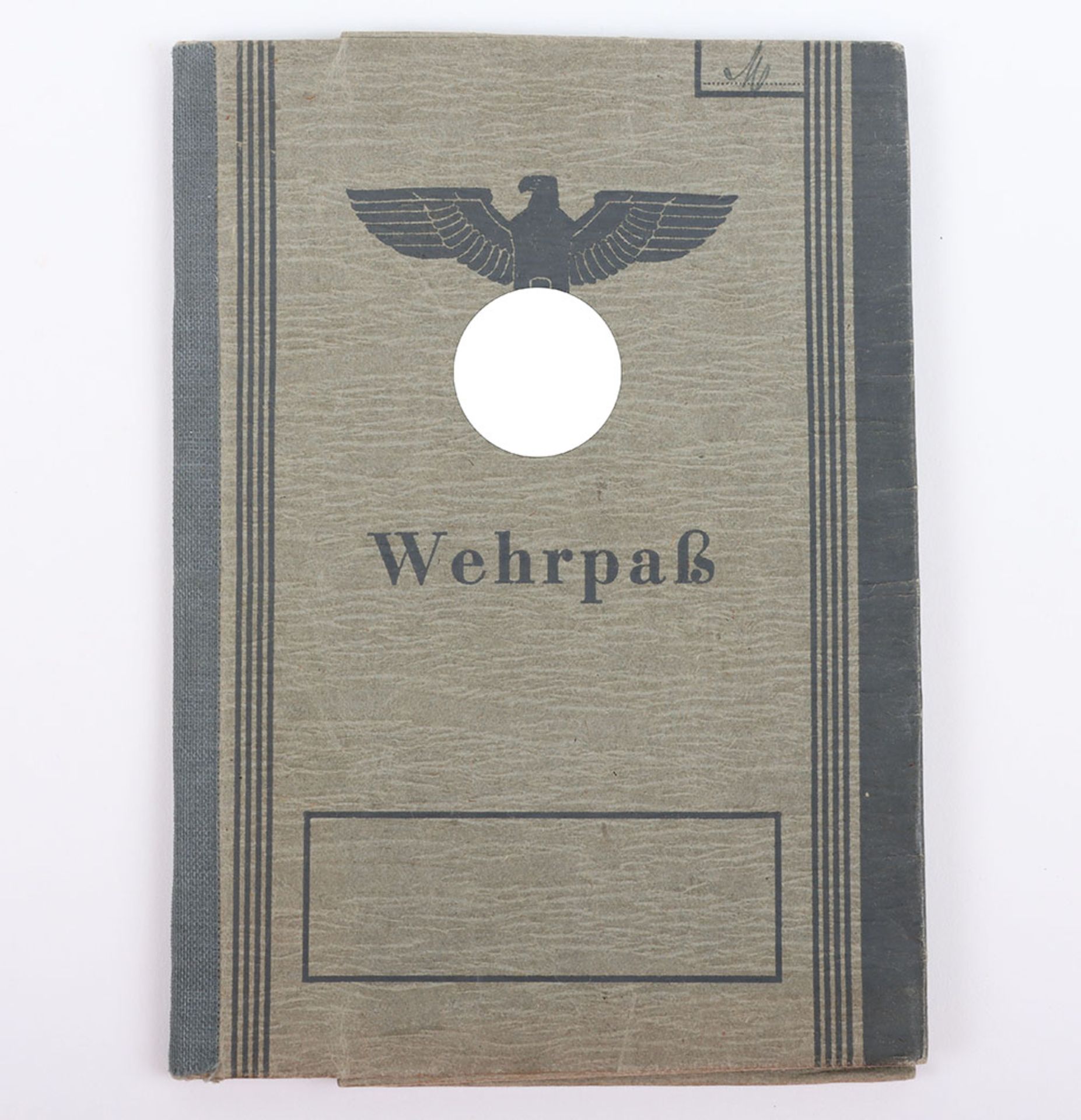 WW2 German Armed Forces Wehrpass Issued in April 1945