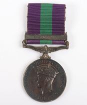 Malayan Emergency General Service Medal 1918-62