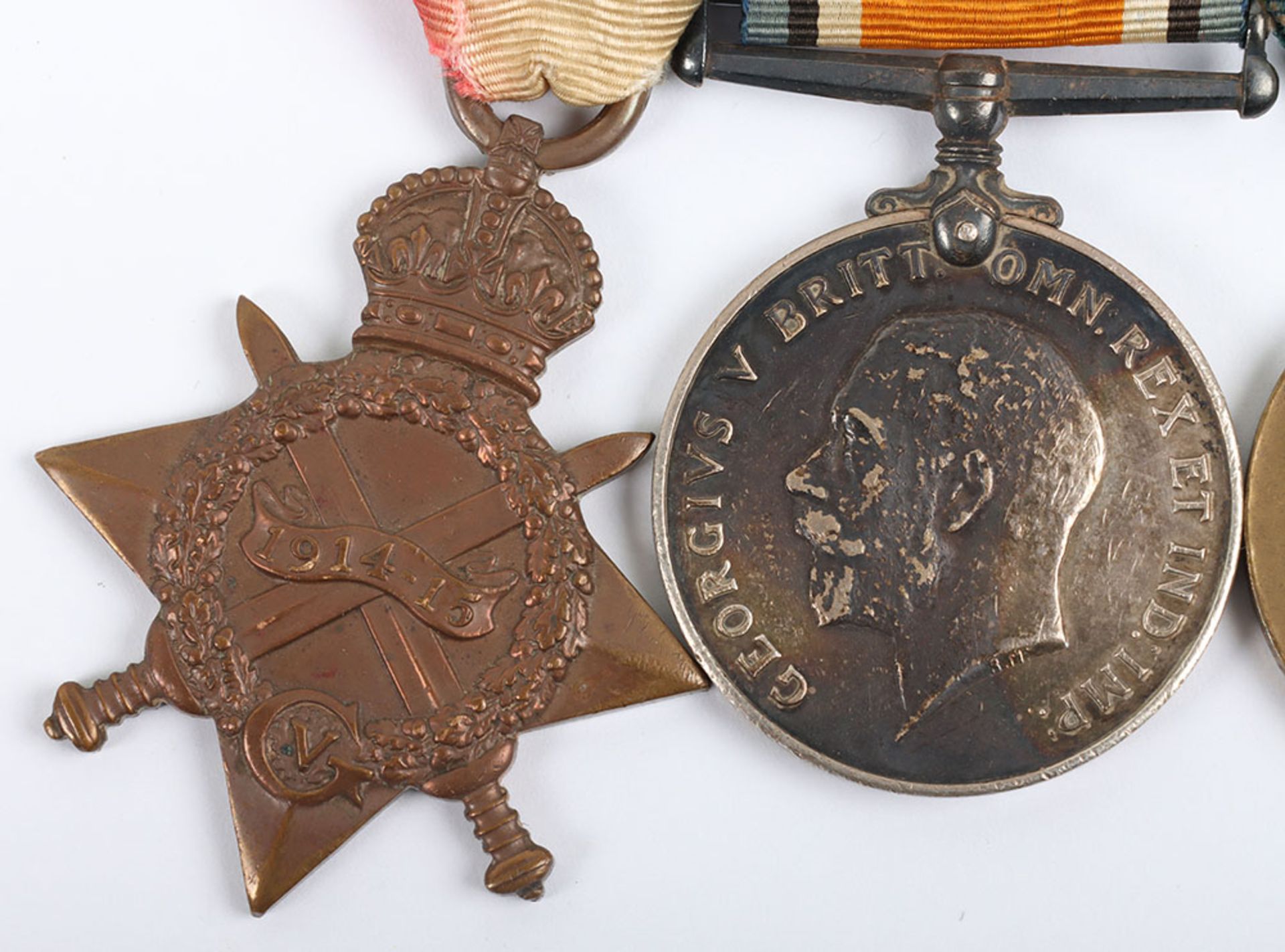 A Great War Naval Long Service Medal Group of 4, HMS COLUMBINE - Bild 2 aus 10