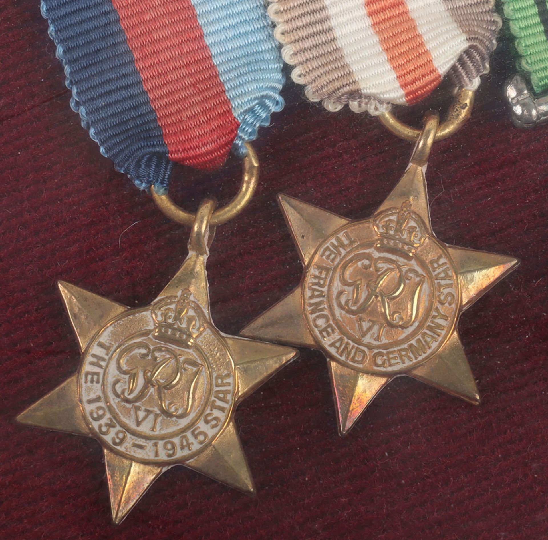 A Second World War Territorial Long Service Medal Group of 5 - Bild 7 aus 8