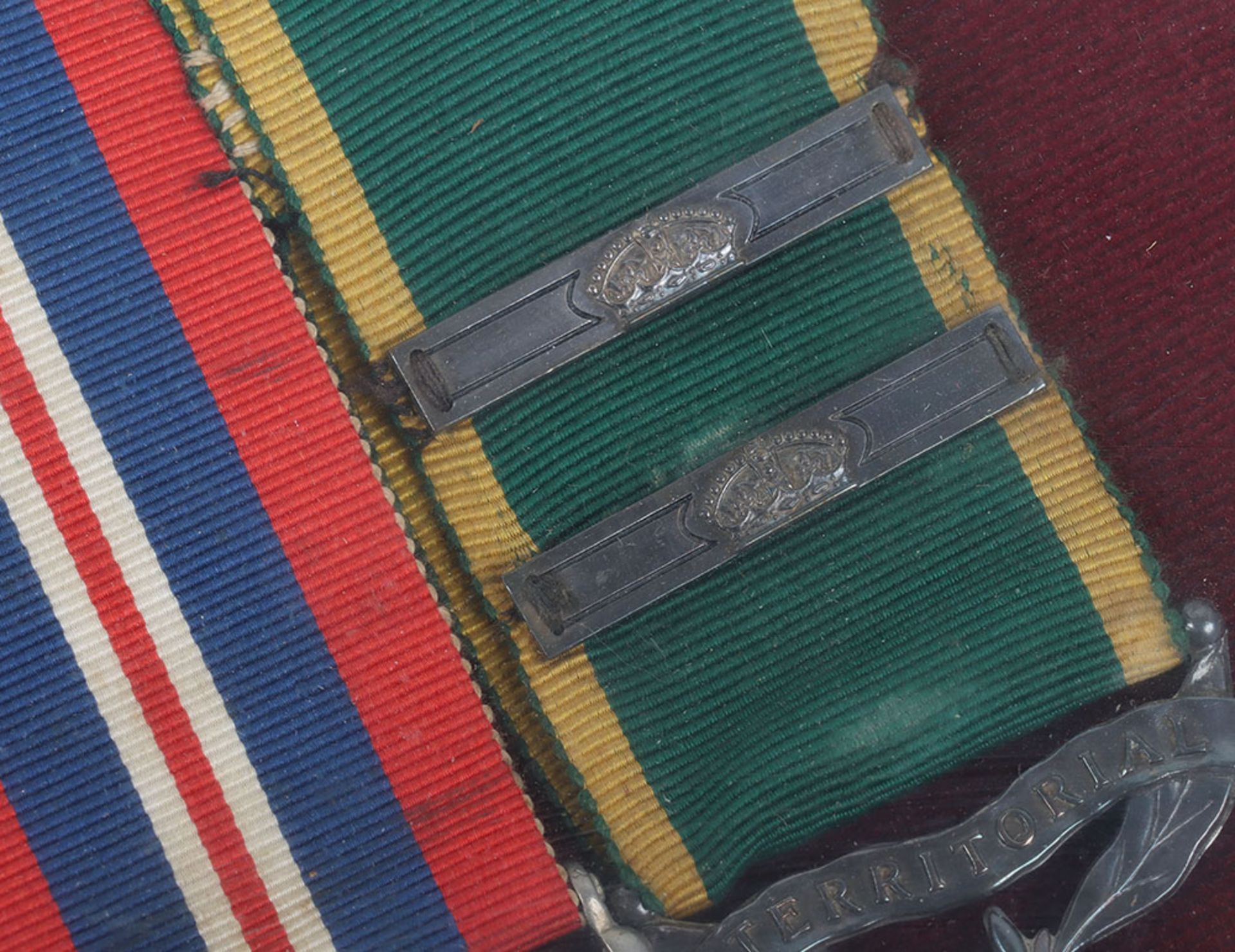 A Second World War Territorial Long Service Medal Group of 5 - Bild 4 aus 8