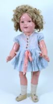 A large all original Ideal Novelty Toy Corp. Shirley Temple composition doll in original box, Ameri