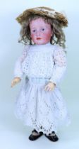 A good large size Kammer & Reinhardt 114 ‘Gretchen’ bisque head character doll, German circa 1910,