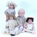 A D.C.P 39-12 bisque head baby doll, English 1920s,