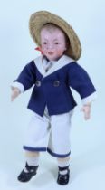 A large S.F.B.J 226 bisque head character doll, French circa 1910,