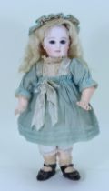 Emile Jumeau, bisque head Bebe doll, size 4, French circa 1880,