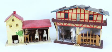 A Moritz Gottschalk model stables, German circa 1900,