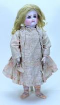 Early P.D bisque head doll, French circa 1890,