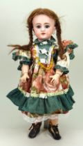 A DEP bisque head doll, German for French market, circa 1905,