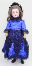 An Armand Marseille mould 390 bisque head girl doll, German circa 1905,