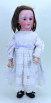 A large S.F.B.J 301 bisque head doll, French circa 1910,