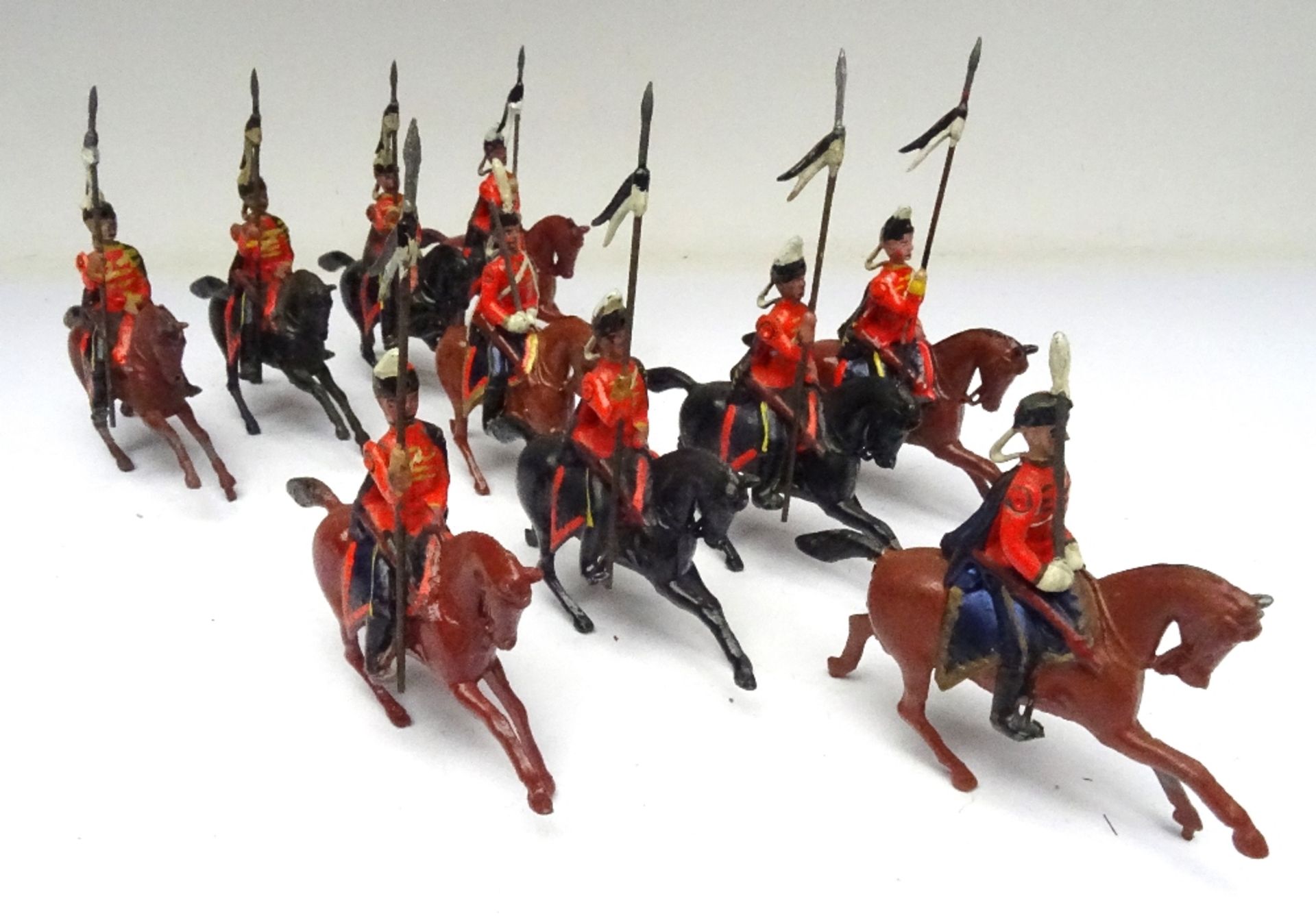 Britains, two sets 153, Prussian Hussars - Image 2 of 7