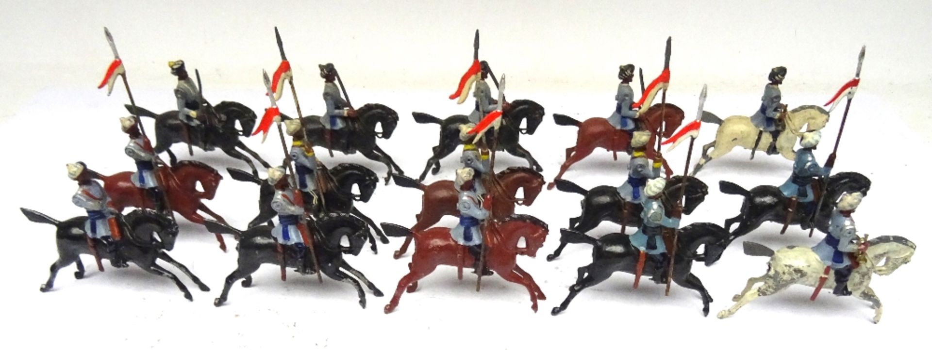 Britains from set 64, 2nd Madras Lancers - Image 2 of 6