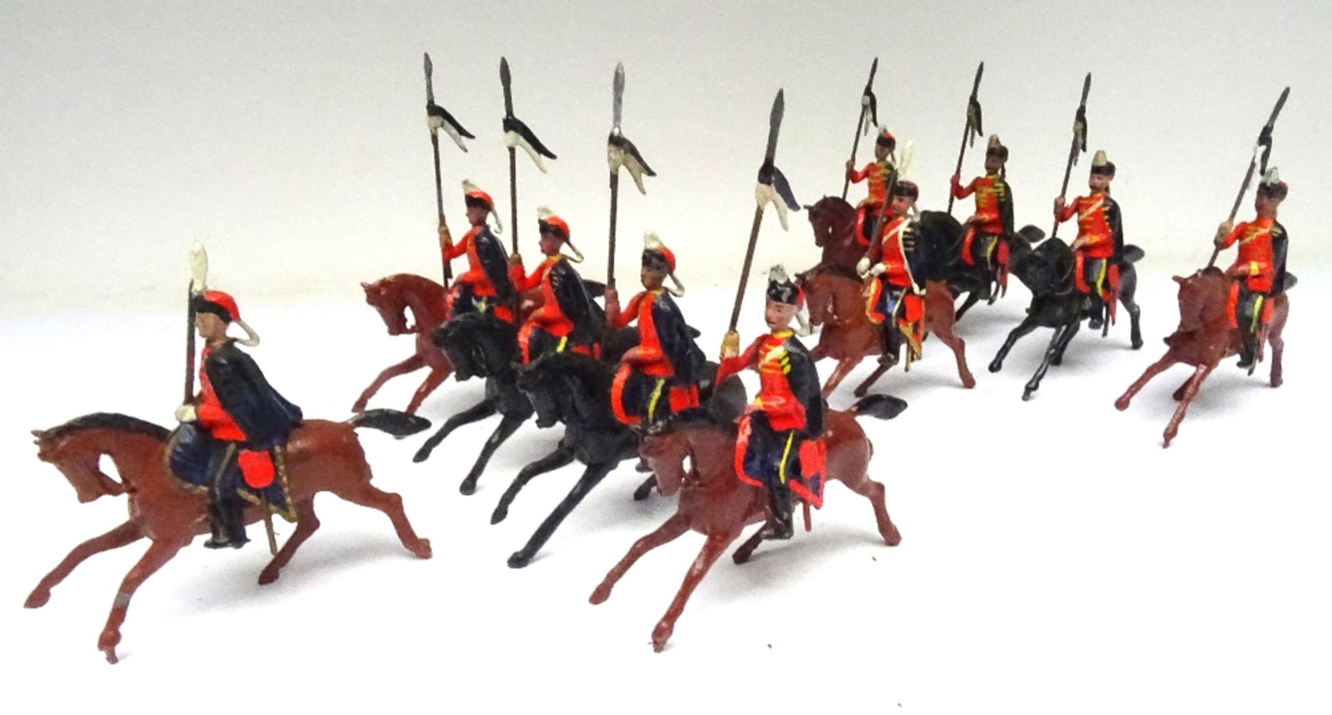 Britains, two sets 153, Prussian Hussars - Image 4 of 7