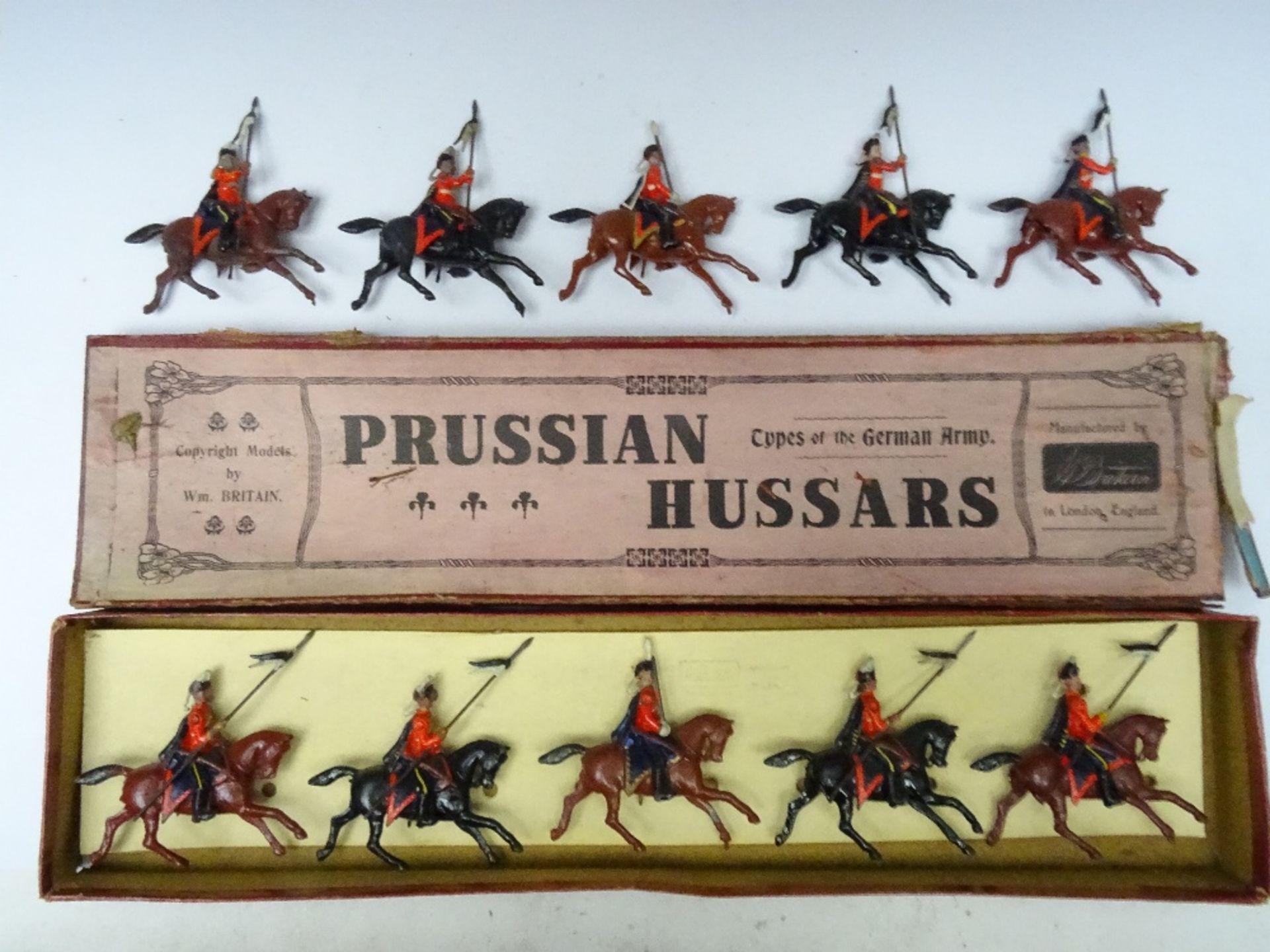 Britains, two sets 153, Prussian Hussars - Image 7 of 7