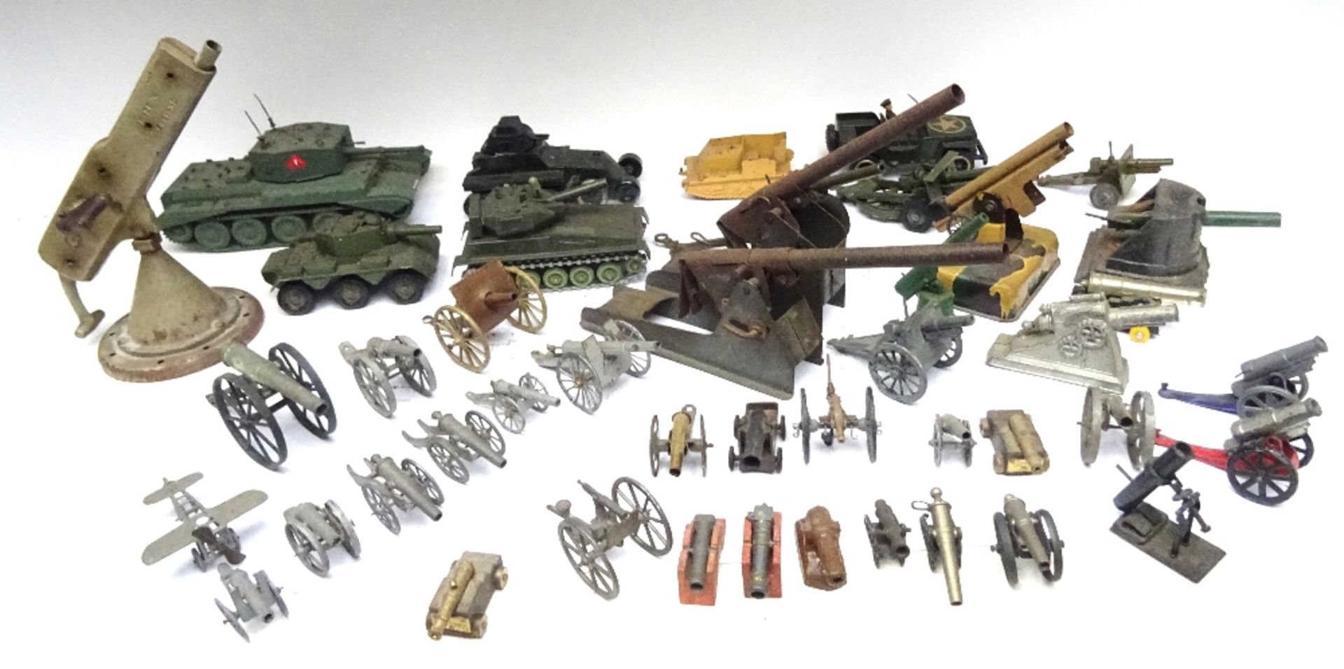 A selection of Guns, Artillery and Vehicles by various makers