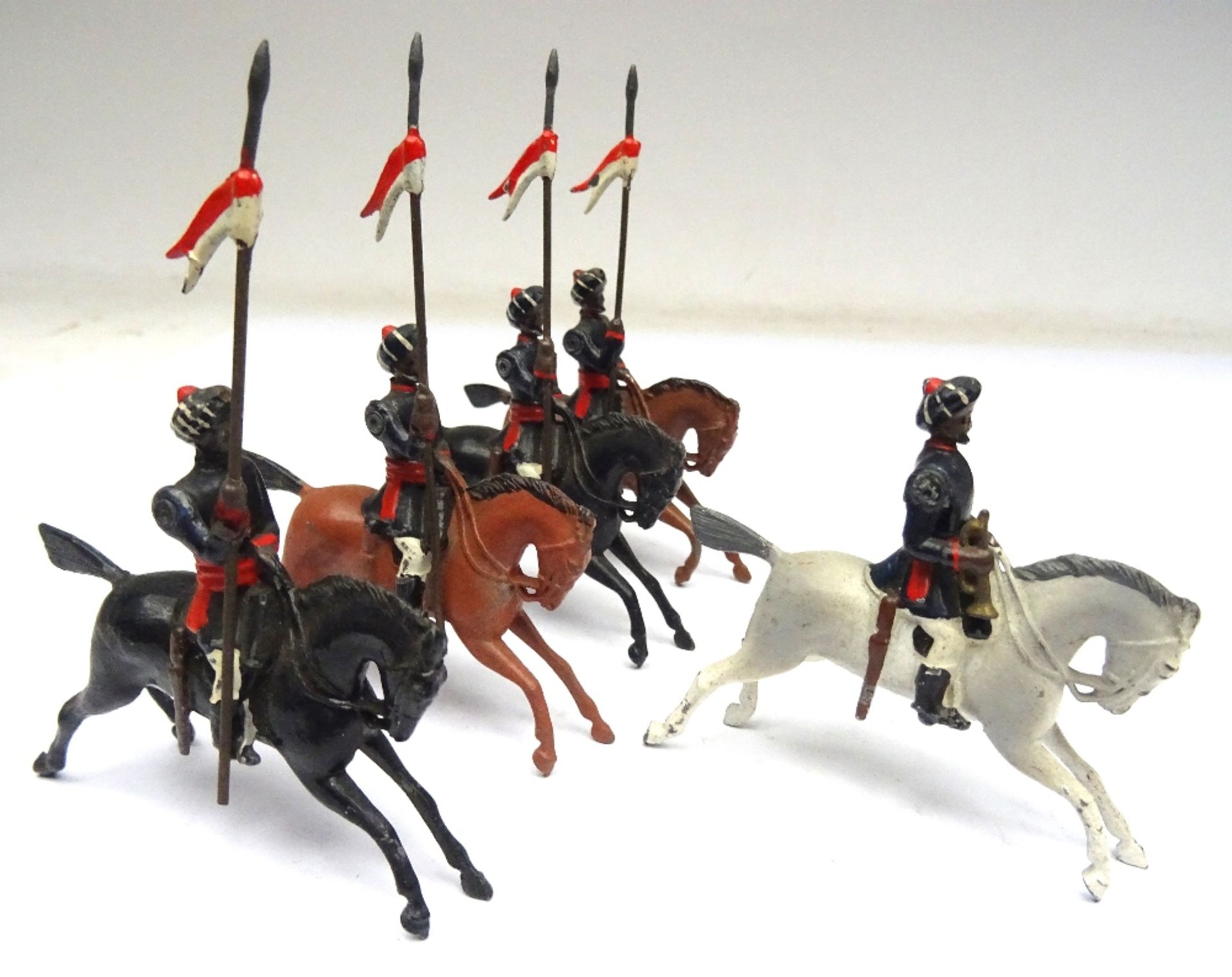 Britains set 66, Duke of Connaught's Indian Lancers - Image 2 of 4