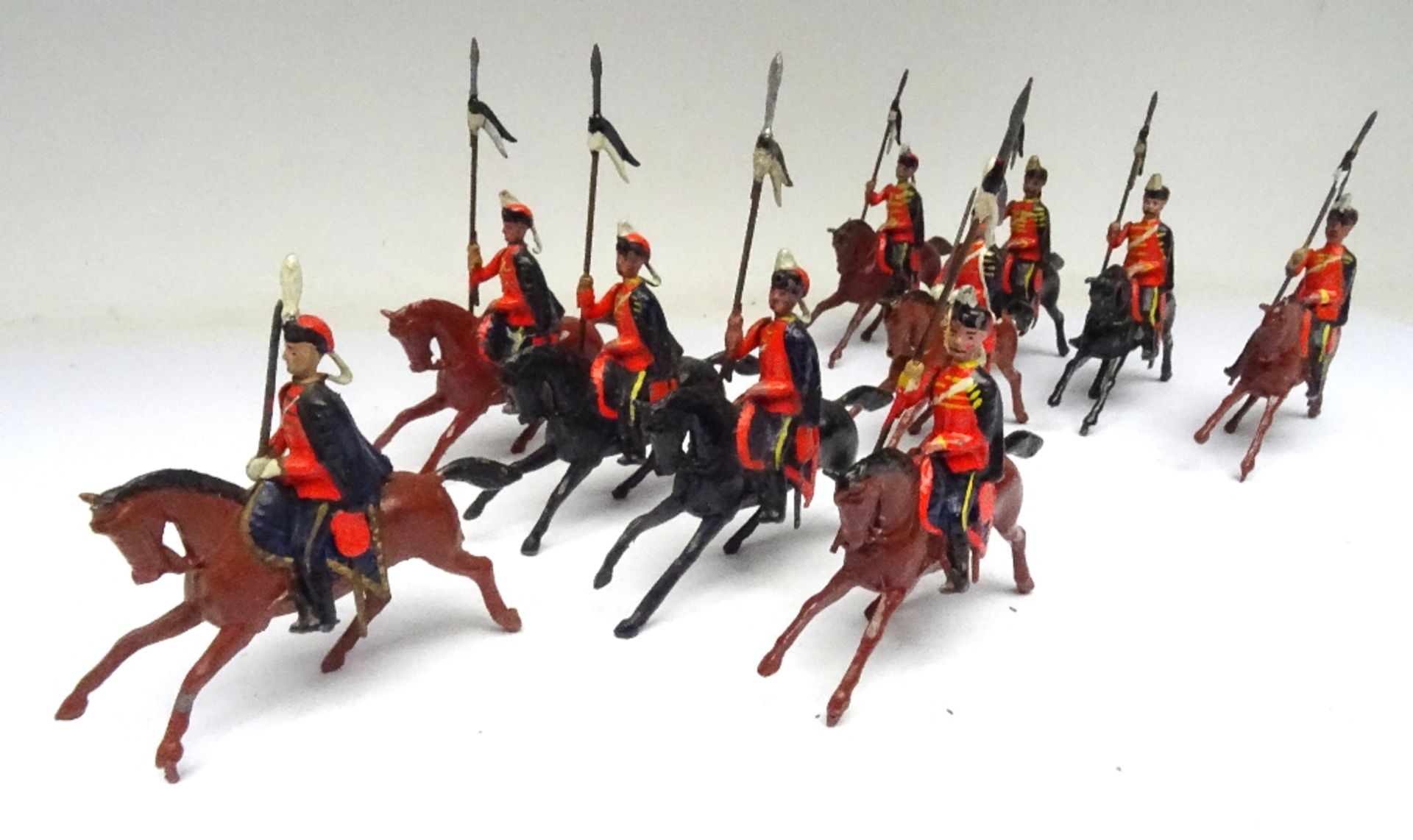 Britains, two sets 153, Prussian Hussars - Image 3 of 7