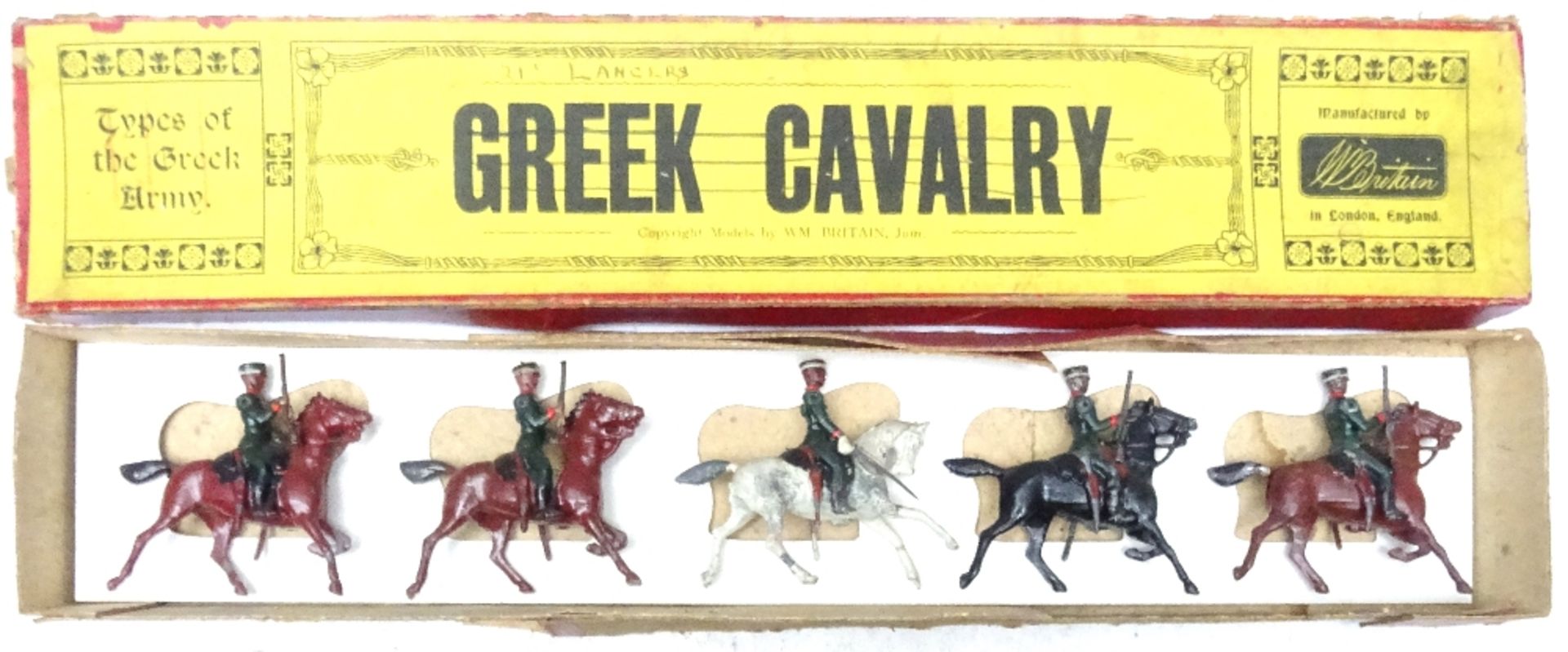 Britains set 170, Greek Cavalry - Image 5 of 5