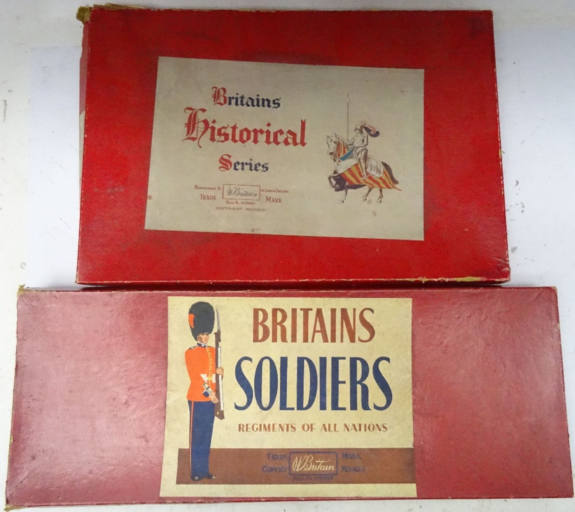 Empty Britains postwar Boxes - Image 9 of 21
