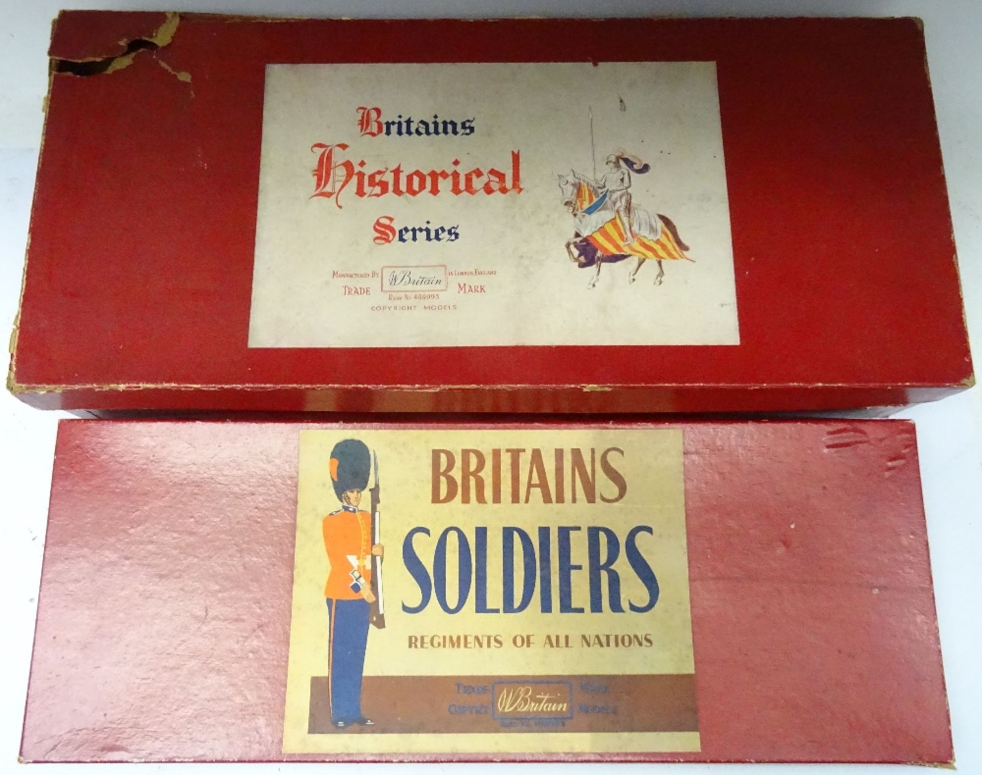 Empty Britains postwar Boxes - Image 6 of 21