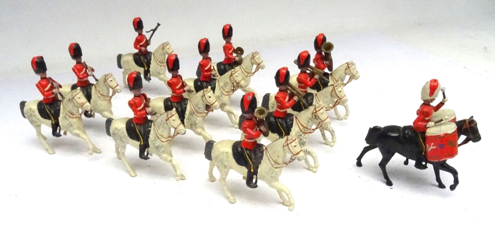 Britains set 1721, mounted Band of the Royal Scots Greys - Image 2 of 7