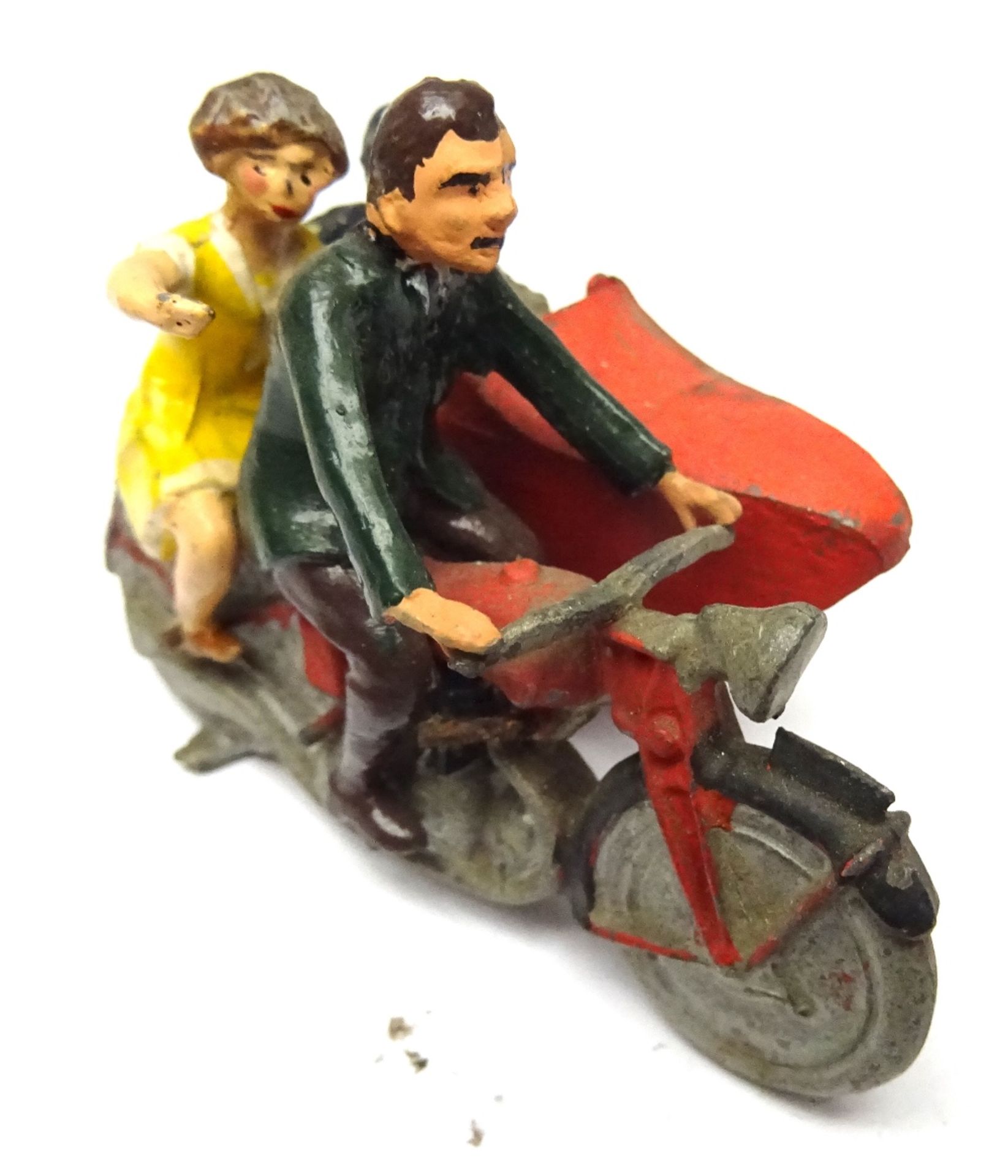 Britains set 641 Civilian Motorcycle and Sidecar