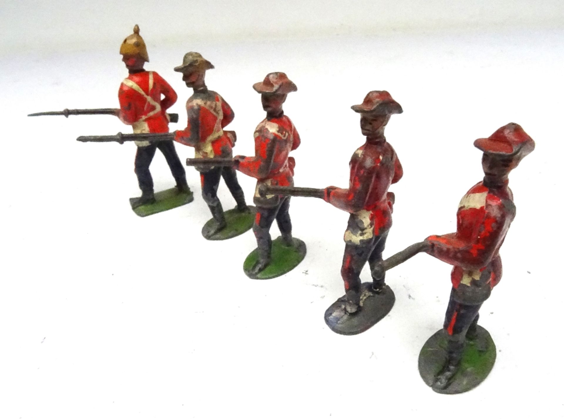 Britains EXTREMELY RARE counter pack soldiers on guard dated 1.6.1901 - Image 3 of 5