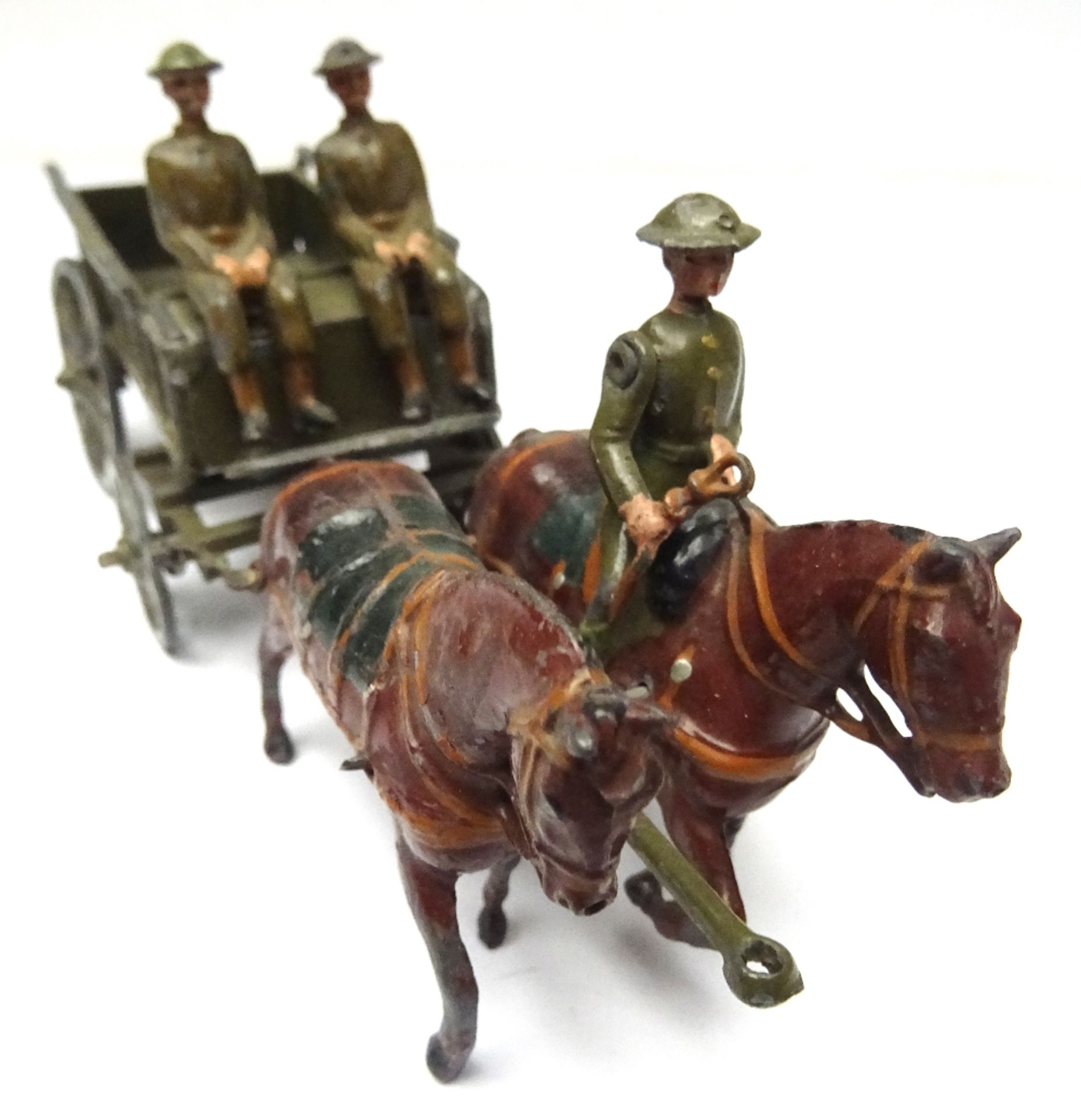 Britains RARE set 1450, Royal Army Service Corps GS Wagon, service dress, THIRD VERSION in steel hel - Bild 2 aus 6