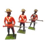Britains EXTREMELY RARE counter pack soldiers on guard dated 15.6.1906