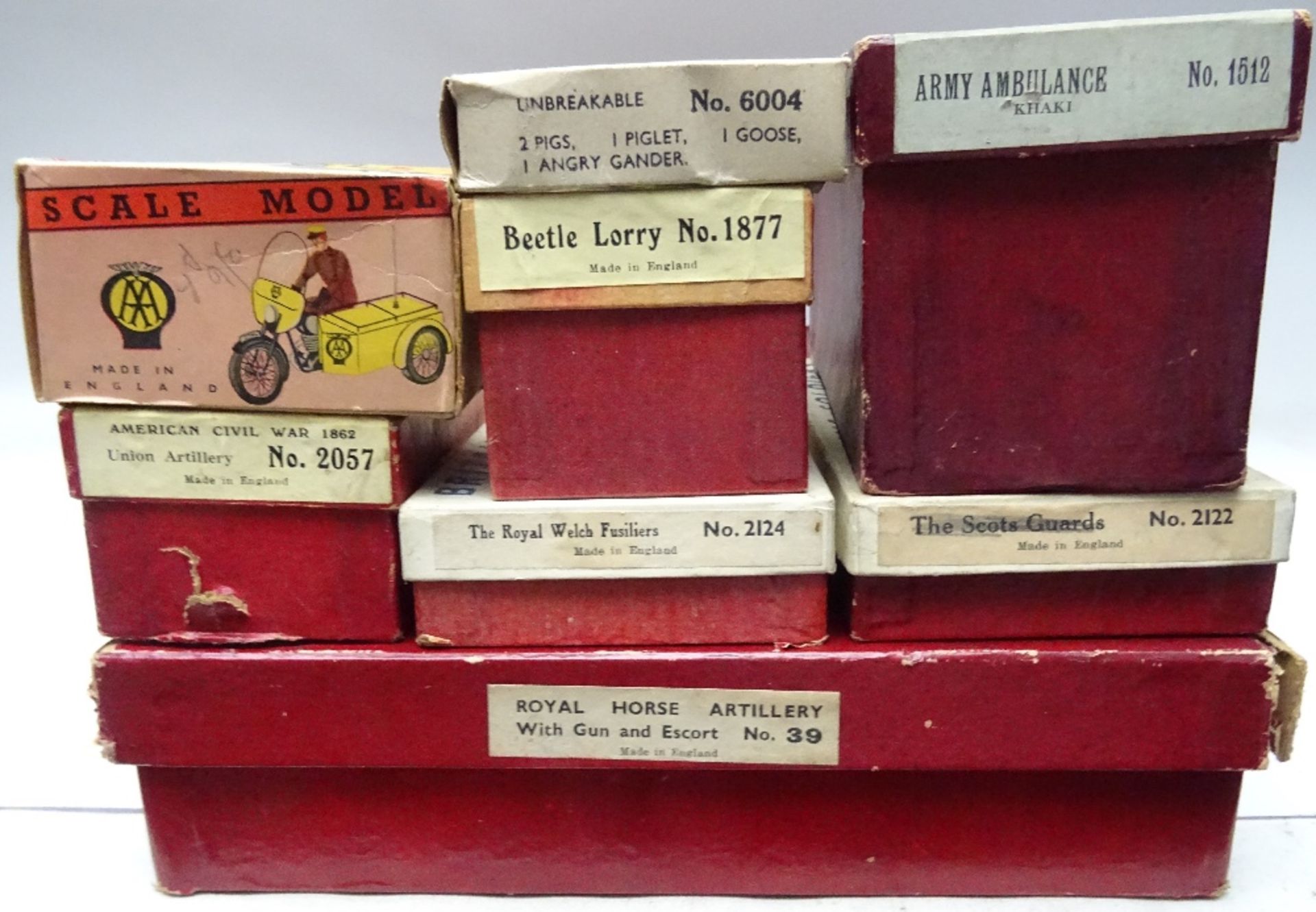 Empty Britains postwar Boxes - Image 11 of 21