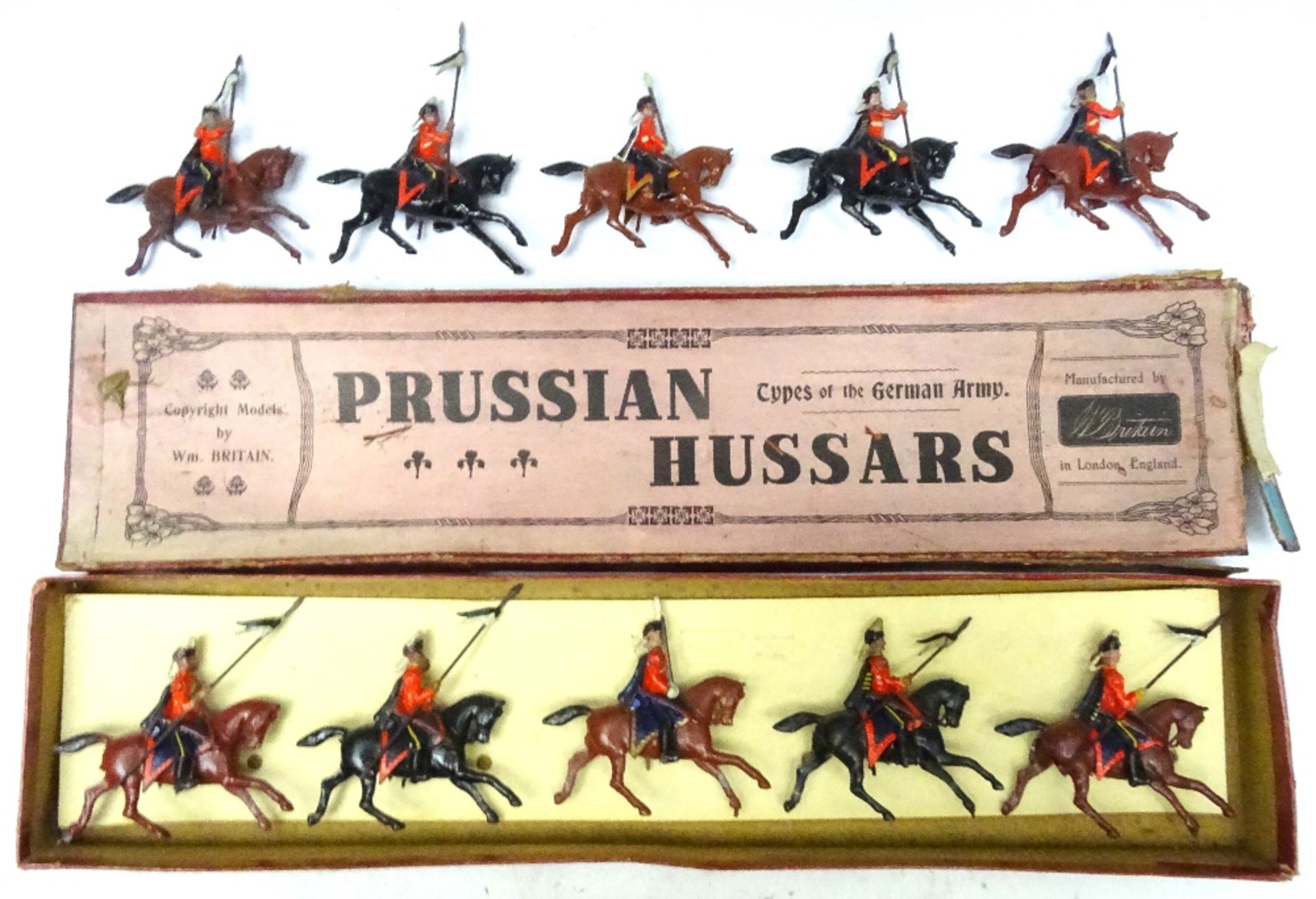 Britains, two sets 153, Prussian Hussars