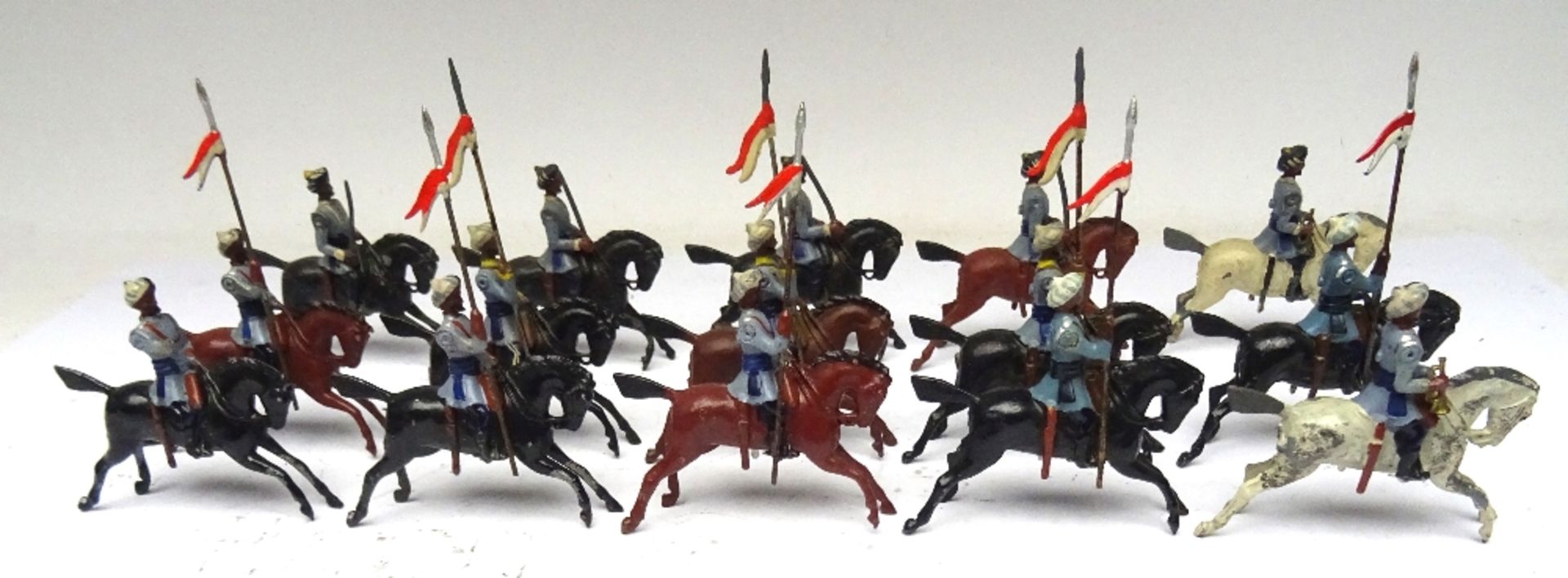 Britains from set 64, 2nd Madras Lancers