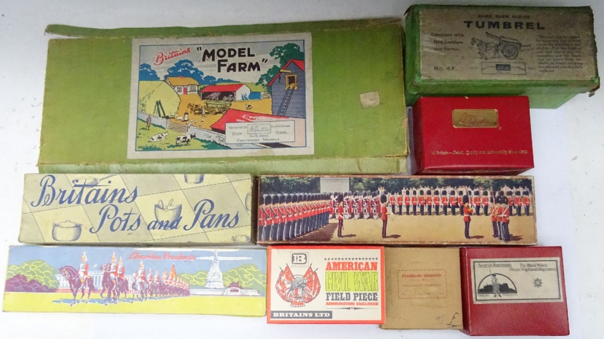 Empty Britains postwar Boxes - Image 19 of 21