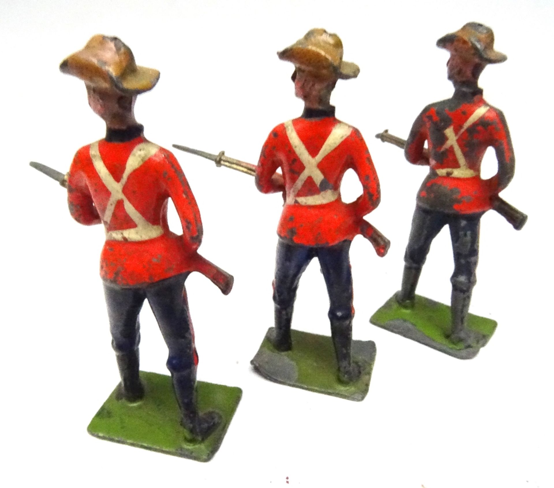Britains EXTREMELY RARE counter pack soldiers on guard dated 15.6.1906 - Bild 4 aus 5