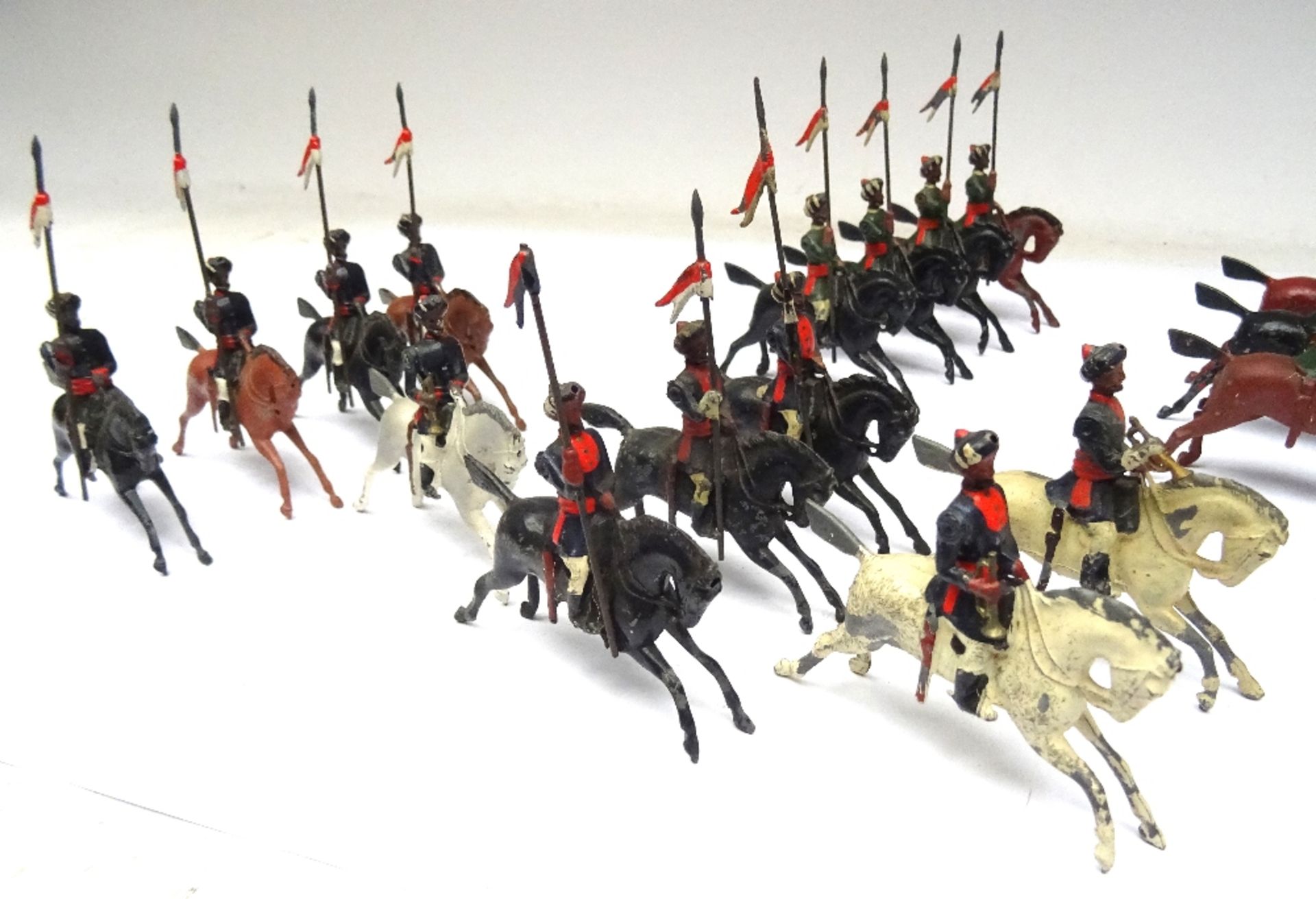 Britains set 66, Duke of Connaught's Indian Lancers - Image 4 of 4
